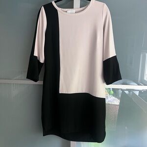 Color block work dress